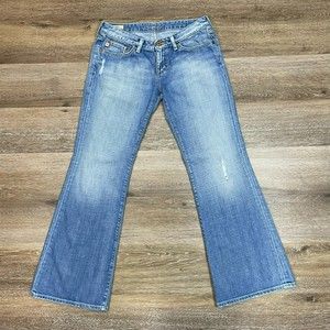 Big Star Women's Jeans Sweet Low-Rise Boot Cut 28S Light Wash 29.5" x 28"